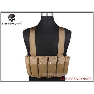 Разгрузка EmersonGear Speed SCAR-H Chest Rig, с карманами (Coyote)