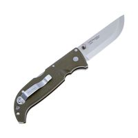 Нож складной Cold Steel Finn Wolf Green 8,9 см, сталь AUS-8A, рукоять Grivory Green