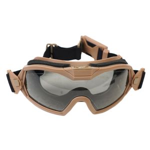 Очки-маска EmersonGear Tactical Anti-fog goggles w/fan (Desert)