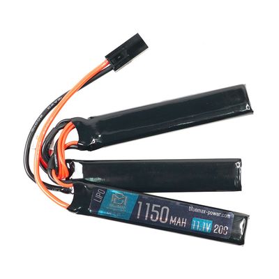 Аккумулятор BlueMAX Li-Po 11.1V 1150mah 20C Triple, 3x (92x19x6) мм