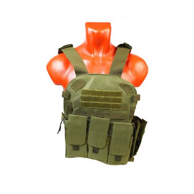 Разгрузочный жилет MOLLE Combat Strike Plate Carrier TVB-02 (Green)