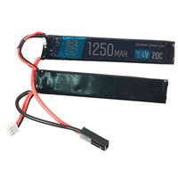 Аккумулятор BlueMAX Li-Po 7.4V 1250mah 20C Nunchuck, 2x (102x20x6) мм