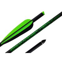 Стрела арбалетная микс карбон Centershot Toxic 20" Half Moon Nock