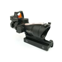 Оптический комплекс Trijicon ACOG 4x32, крест, подсветка, коллиматор, на Weaver