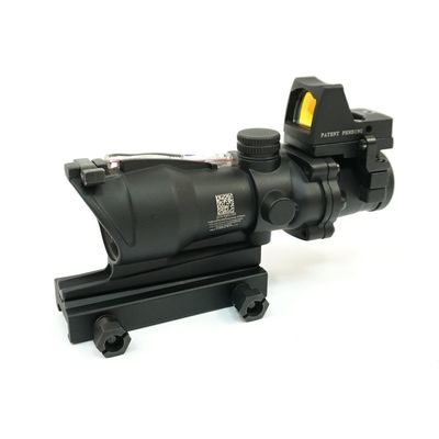 Оптический комплекс Trijicon ACOG 4x32, крест, подсветка, коллиматор, на Weaver