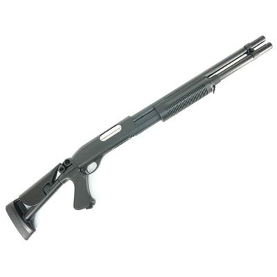 Страйкбольный дробовик Cyma Remington M870 Long, телескоп. приклад, металл (CM.353LM)