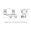 Кронштейн-моноблок ЭСТ «ТН-9,5» (комб. ружья ИЖ-94) 25,4 мм