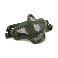 Маска защитная сетчатая WoSport MA-09 V1 Double-band (Olive)