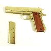 Макет пистолет Colt M1911A1 .45, золотистый (США, 1911 г.) DE-5312