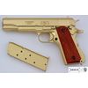 Макет пистолет Colt M1911A1 .45, золотистый (США, 1911 г.) DE-5312