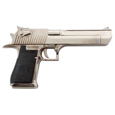 Макет пистолет Desert Eagle, никель (США-Израиль, 1982 г.) DE-1123-NQ