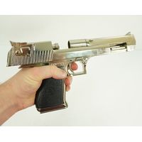 Макет пистолет Desert Eagle, никель (США-Израиль, 1982 г.) DE-1123-NQ