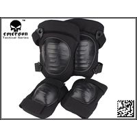 Наколенники + налокотники EmersonGear Military Kneepad (Black)