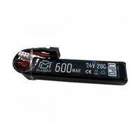 Аккумулятор BlueMAX Li-Po 7.4V 600mah 20C (PDW) w/ Mini Deans (T-type)