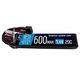 Аккумулятор BlueMAX Li-Po 7.4V 600mah 20C (PDW) w/ Mini Deans (T-type)