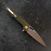 Нож складной Artisan Cutlery Archaeo 9,8 см, сталь D2, рукоять G10 Green