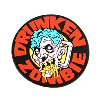 Шеврон EmersonGear "Zombie Drunken" Patch, PVC на велкро (Red)