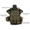 Разгрузочный жилет EmersonGear LBT6094A style Plate Carrier с 3 подсумками (Wolf Grey)