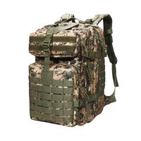 Тактический рюкзак Yakeda BK-2265 Molle, 600D +PVC, 45 л (WoodLand Digital)