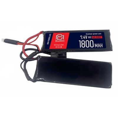 Аккумулятор BlueMAX Li-Po 7.4V 1800mah 30C Nunchuck, 2x (103x34x7) мм