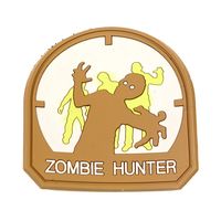 Шеврон EmersonGear PVC Zombie Hunter Patch-1 (White/Coyote)