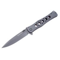 Нож складной Boker Magnum Urban Tank 12 см, сталь 440A, рукоять Steel Grey