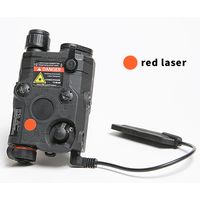 Тактический блок (фонарь с ЛЦУ) FMA AN-PEQ-15 Upgrade Ver. LED White +Red laser w/IR BK