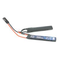 Аккумулятор BlueMAX Li-Po 7.4V 1100mah 20C Nunchuck, 2x (102x21x5) мм