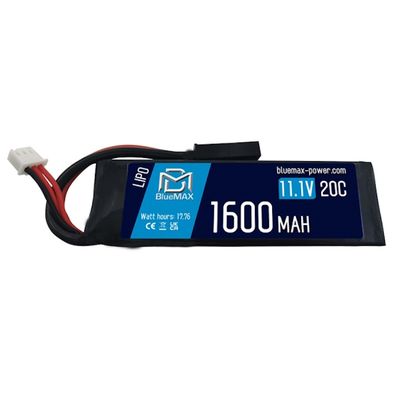 Аккумулятор BlueMAX Li-Po 11.1V 1600mah 20C Stick, 94x30x19,3 мм