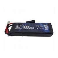 Аккумулятор BlueMAX Li-Po 11.1V 1600mah 20C Stick, 94x30x19,3 мм