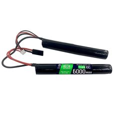 Аккумулятор BlueMAX Li-Ion 7.4V 5000mah 10C(60A) Nunchuck, 2x (135x20) мм