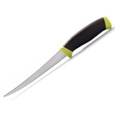 Нож филейный Morakniv Fishing Comfort Fillet 155, нерж. сталь, клинок 155 мм, лайм