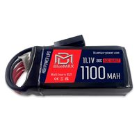 Аккумулятор BlueMAX Li-Po 11.1V 1100mah 30C mini Brick, 72x34x16 мм