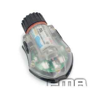 Тактический сигнальный маячок для шлема FMA Manta Strobe (Black/Green)