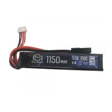 Аккумулятор BlueMAX Li-Po 11.1V 1150mah 20C Stick, 90x18x17 мм