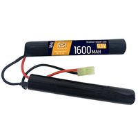 Аккумулятор BlueMAX NiMH 9.6V 1600mah Nunchuck, 2x (118x18) мм