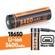 Аккумулятор 18650 FiTorch (3600 mAh) с зарядкой USB