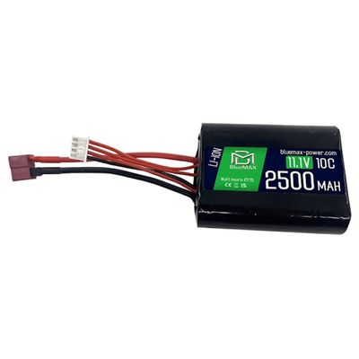 Аккумулятор BlueMAX Li-Ion 11.1V 2500mah 10C(25A) mini Brick, 70x55x19 мм