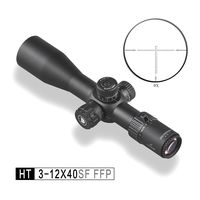 Оптический прицел Discovery HT 3-12x40SF FFP, 30 мм, на Weaver