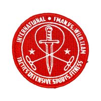 Шеврон EmersonGear Tactics Defensive Sports Fitness Patch (Red)