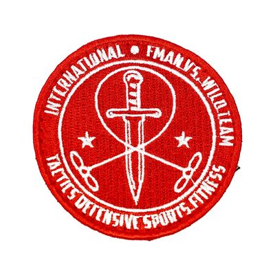 Шеврон EmersonGear Tactics Defensive Sports Fitness Patch (Red)