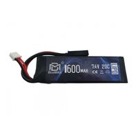 Аккумулятор BlueMAX Li-Po 7.4V 1600mah 20C Stick, 94x30x13,2 мм