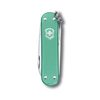 Нож-брелок Victorinox Classic Alox 0.6221.221G "Minty Mint" (58 мм, мятный)