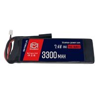 Аккумулятор BlueMAX Li-Po 7.4V 3300mah 35C Stick, 135x44x15 мм