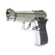 Страйкбольный пистолет WE Beretta M84 GBB Silver (WE-M013-SV)