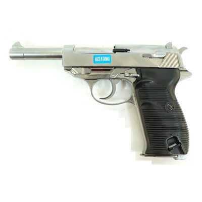 Страйкбольный пистолет WE Walther P38 GBB Silver