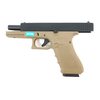 Страйкбольный пистолет WE Glock-17 Gen.4 Tan, сменные накладки (WE-G001B-TN)