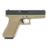 Страйкбольный пистолет WE Glock-17 Gen.4 Tan, сменные накладки (WE-G001B-TN)