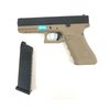 Страйкбольный пистолет WE Glock-17 Gen.4 Tan, сменные накладки (WE-G001B-TN)