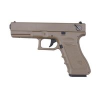 Страйкбольный пистолет Cyma Glock 18C AEP Tan (CM.030TN)